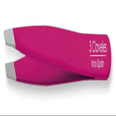 3 Claveles 12278 Tweezers Tweezers Slanted, Stainless Steel 9 cm