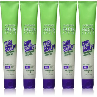 Garnier Fructis Style Curl Sculpt Conditioning Cream Gel 5 oz (Pack of 5)
