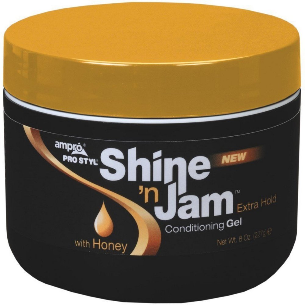 Ampro Shine 'n Jam Conditioning Gel, Extra Hold, 8 oz (Pack of 10)