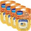 Vaseline Lip Therapy Creme Brulee Mini 4-Pack  Moisturizing Balm for Soft, Smooth Lips, 0.25 Oz Ea view 1