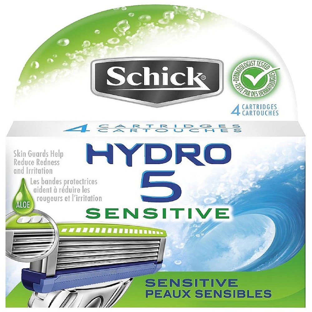 Schick Hydro 5 Sensitive Refill Razor Blade 4 ea (Pack of 8)