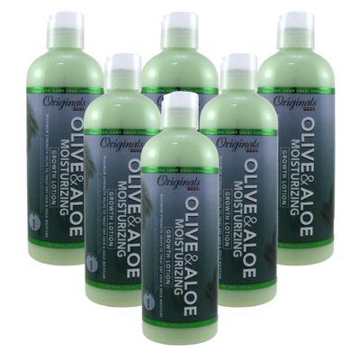 Africas Best Orig Olive Oil Max Strength Grow Lotion 12 Ounce (355ml) (6 Pack)
