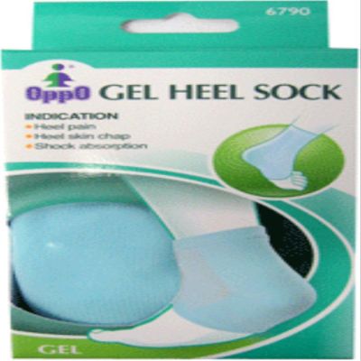 Oppo Gel Heel Socks [6790] 1 pair (Pack of 6)