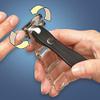 EZ Grip 360 Degree Rotary Stainless Steel Sharp Blade Fingernail Toenail Clipper, Trimmer and Cutter view 2