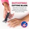 EZ Grip 360 Degree Rotary Stainless Steel Sharp Blade Fingernail Toenail Clipper, Trimmer and Cutter view 3