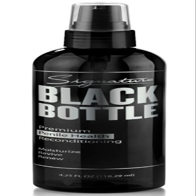 Krning Signature Black Bottle Penile Moisturizer Cream  Helps Relieve Chafing, Reduces Dry, Irritated Skin with Premium Vitamins & Amino Acids  No Added Fragrance, 4.25 Fl Oz