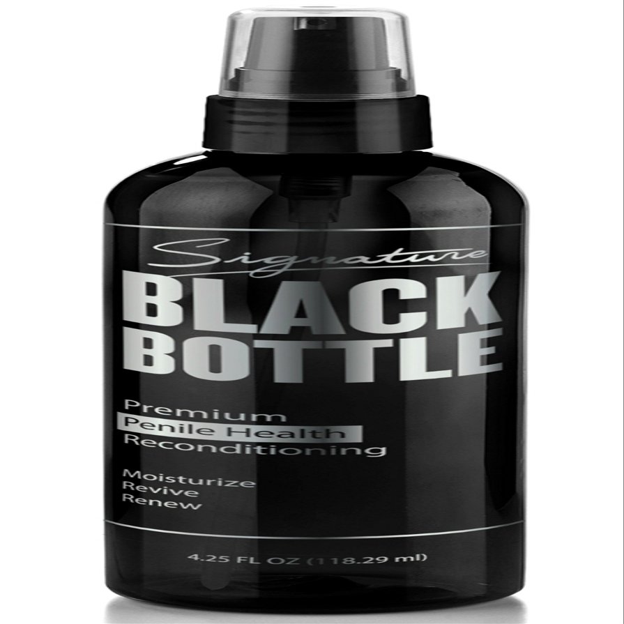 Krning Signature Black Bottle Penile Moisturizer Cream Helps Relieve Chafing, Reduces Dry, Irritated Skin with Premium Vitamins & Amino Acids No Added Fragrance, 4.25 Fl Oz