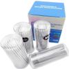 400 Pcs White Dental Disposable Micro Applicator Brush Bendable Cylinder White Dia. 1.2 MM view 1