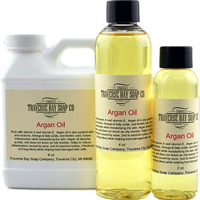 Argan Oil 4 oz, Safety Sealed Container, Soap Making, Lotion, Creams, Massage Oil, Bath, Beauty, Lip Balm