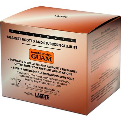 Guam Anti-Cellulite Body Wrap for Thighs & Legs  MAX Strength Hot Mud with Seaweed, Caffeine, & Essential Oils  Skin Tightening, Firming & Smoothing Treatment (1.1 Lb)