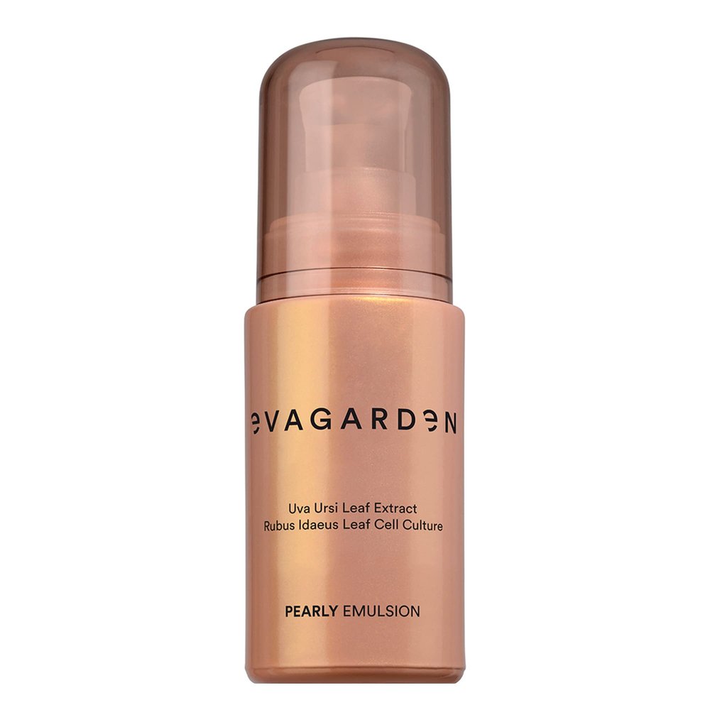 EVAGARDEN Pearly Emulsion - Ultra-Soft, Smooth and Easy to Apply Texture - Enhances Light Points of Face and Body - Gives Elasticity and Firmness to Your Skin - 1.01 oz Liquid Highlighter