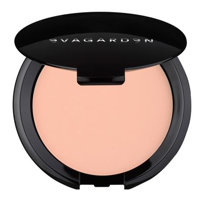 EVAGARDEN Velvet Compact Powder - Ultra-Thin and Luxurious - Ensures Smooth and Invisible Finish - Reduces Small Blemishes for Radiant Appearance - With UV Protection - 805 Pink Champagne - 0.35 oz