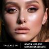 EVAGARDEN Velvet Compact Powder - Ultra-Thin and Luxurious - Ensures Smooth and Invisible Finish - Reduces Small Blemishes for Radiant Appearance - With UV Protection - 805 Pink Champagne - 0.35 oz view 3