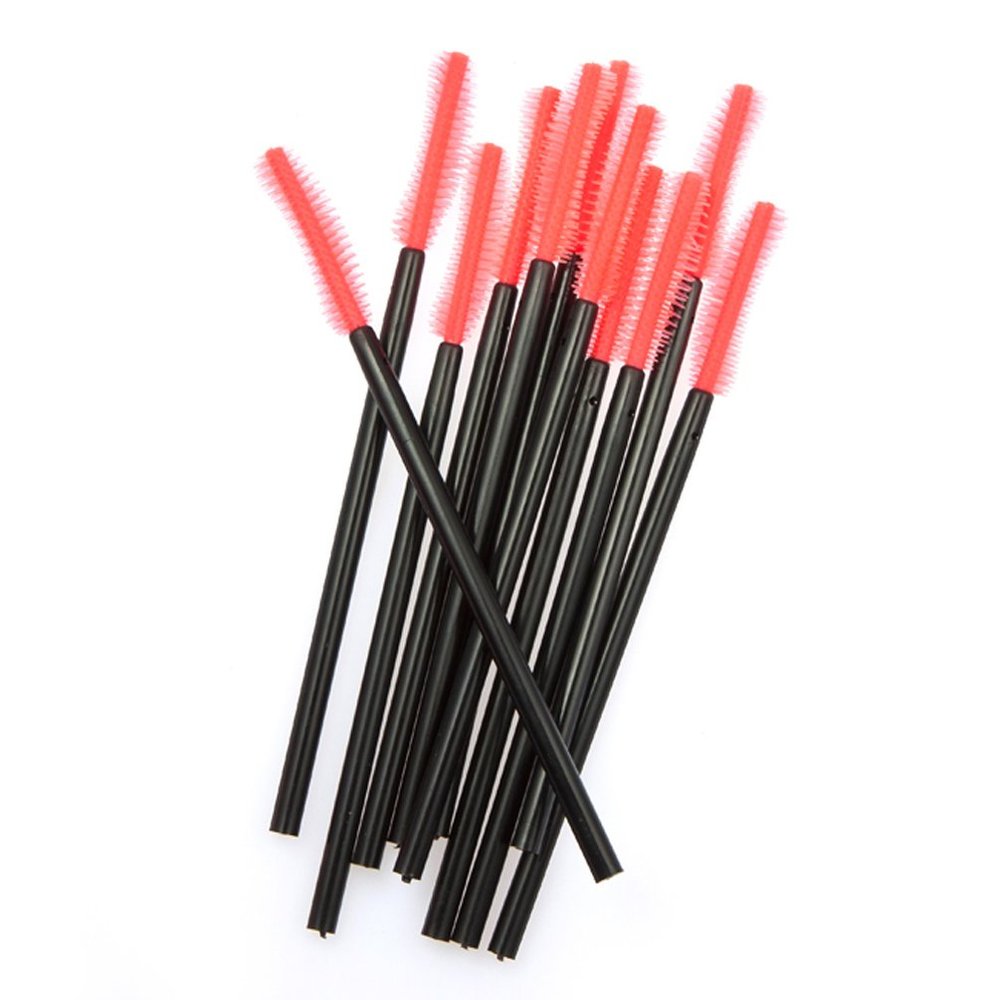 KOLIGHT Cosmetic Silica Gel Head Disposable Eyelash Brushes Mascara Wands Applicator (10000pcs/lot, Knife Head)