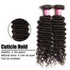 Beauty Forever Deep Wave Malaysian Virgin Hair 4pcs 100% Unprocessed Human Hair Extensions Weave 100+/-5g/bundle (24 24 24 24inch, natural color) view 4