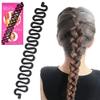AnHua 6PCS Fashion French Hair Styling Clip Stick Bun Maker Braid Tool Hair Accessories Twist Plait Hair Braiding Tool (Gray) view 2