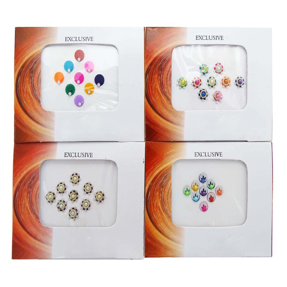 Forehead Bindi Sticker Self Adhesive Wedding Designer Bindi Gift India