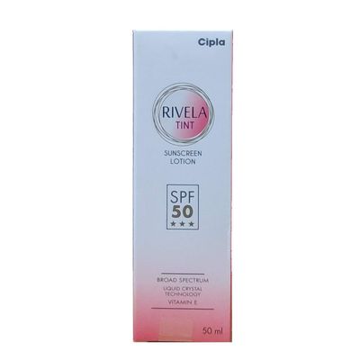 Cipla Rivela Tint SPF50 Sunscreen Lotion 50Ml by Cipla