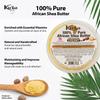 Kuza 100% African Shea Butter with Borututu - Creamy, Yellow - for Skin, Hair and Nails, 15 oz view 3