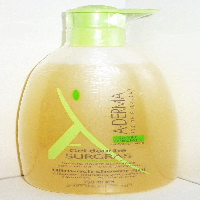 A-Derma Ultra-rich shower gel 750 ml New Fresh Product