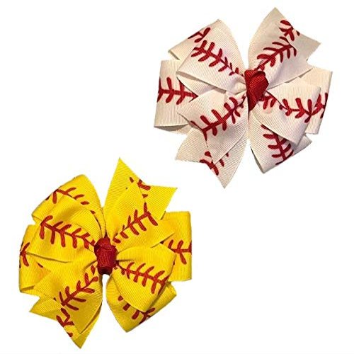Baseball/Softball Pinwheel Bow