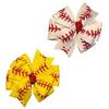 Baseball/Softball Pinwheel Bow view 1