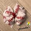 Baseball/Softball Pinwheel Bow view 2