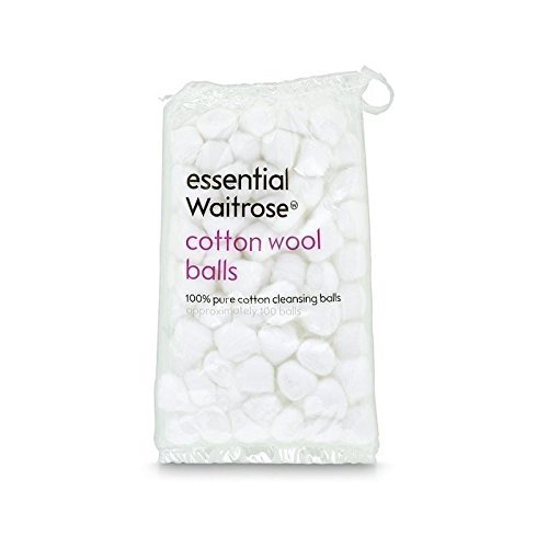 Pure Cotton Wool Balls 85g essential Waitrose 100 per pack
