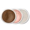 3pc FULL SIZE KIT (EBONY) Mineral Makeup Foundation Set Sheer Powder Bare Face Matte Cover view 1