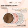 3pc FULL SIZE KIT (EBONY) Mineral Makeup Foundation Set Sheer Powder Bare Face Matte Cover view 2