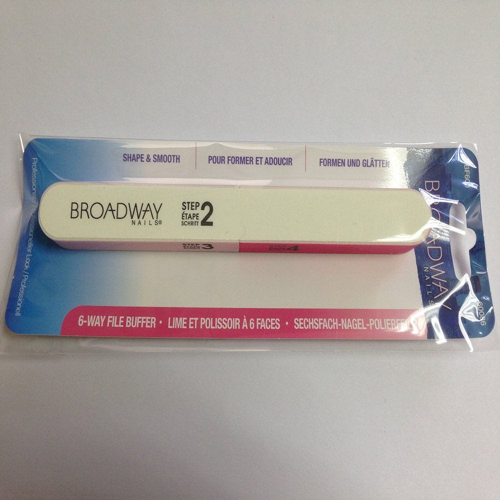 Broadway 6-Way Nail File Shape & Smooth by Broadway