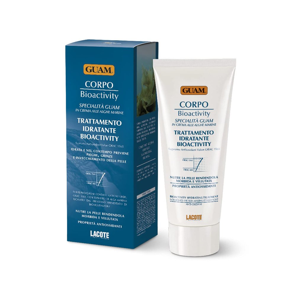GUAM Cream body Moisturizer BioActivity 200ml prevents wrinkles aging skin by Guam