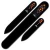Mont Bleu Set of 3 Glass Nail Files Hand Decorated with Crystals from Swarovski | Hand Made, Czech Tempered Glass, Lifetime Guaranty view 2