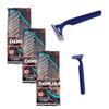 30X Disposable Razors Twin Blades Hair Removal Trimmer Shaver Men Women Blue New view 4