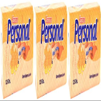 3 Hispano Personal Honey Miel Bar Soap 125g 4.4 oz each Great Dominica Soap Bars
