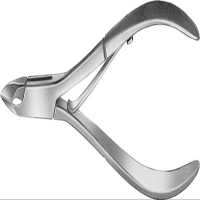 Aesculap HF460R Nail Cuticle Nipper Convex 7 mm Tip, 4", OR Grade