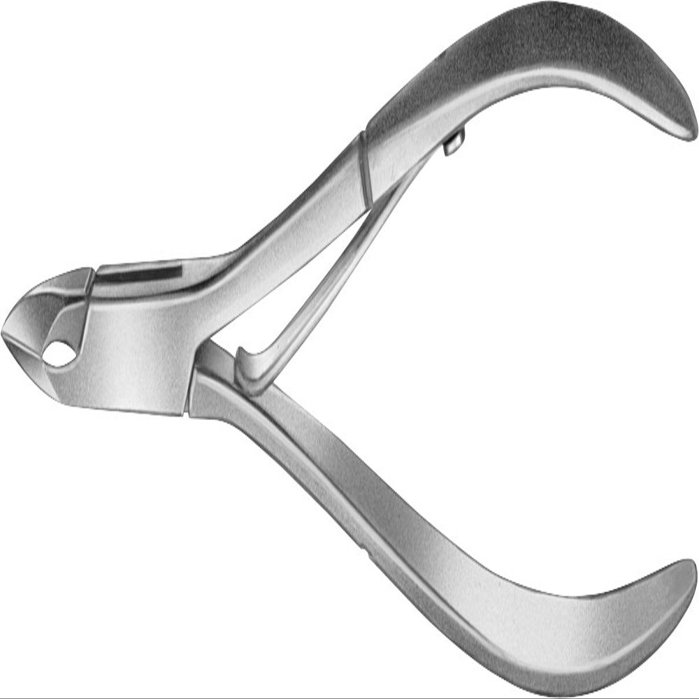 Aesculap HF460R Nail Cuticle Nipper Convex 7 mm Tip, 4", OR Grade