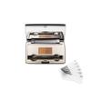 Fab Brows Duo Eyebrow Kit, Ultimate Brow Stencil Kit with Compact Powder Mirror and Eyebrow Shaper, Waterproof Eyebrow Makeup Kit Contour Palette, Eyebrow Cosmetics, (Light/Medium Brown) view 1
