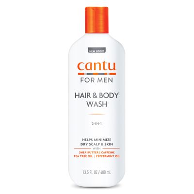 Cantu Men's 3-in-1 Shampoo, Conditioner, And Bodywash, 13.5 Oz (Packaging May Vary)