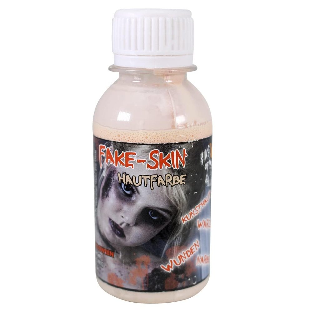 KingofHalloween.de Liquid Latex 3.4 fl oz /100ml Premium SFX Makeup for Halloween, Zombie Scars & Wounds Versatile Casting Latex for Cosplay, Film, Theater & Prop Making
