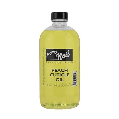 PRONAIL - Cuticle Revitalizing Oil for Nails, Peach, 16 Oz - Professional Strength, Pedicure and Manicure, Moisturizes and Strengthens Nails and Cuticles - Soothing and Nourishing