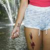 10 x Small AnchorXL Tattoos - Sailor Tattoo - Carnival Pirates Temporary Tattoo view 4
