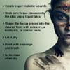 King of Halloween Liquid Latex, Fake Skin, FX Makeup, Halloween Makeup, Zombie, Create Wounds & Scars (100 ml, White) view 3