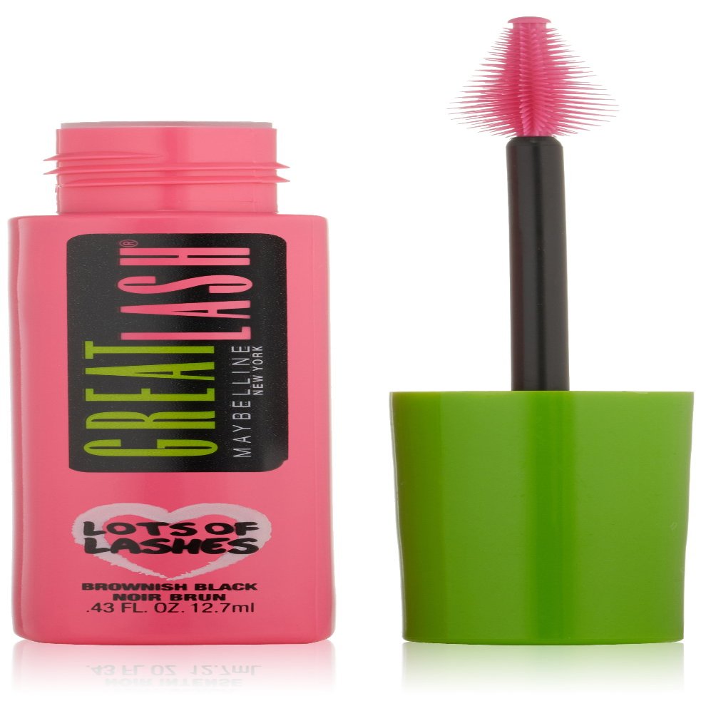 Maybelline Great Lash Lots of Lashes Washable Mascara, Brownish Black 0.43 oz