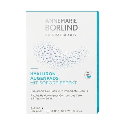 ANNEMARIE BRLIND Hyaluronic Acid Under Eye Mask  Vegan Eye Patches for Puffy Eyes with Tremella and Konjac Root Remove Under Eye Bags Instantly  Cruelty-free Gel Eye Patch  6 Pairs