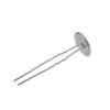 10pcs 14mm U shape bobby pins,brass made hair stick,hair clips,deepness 1.5mm,antique silver view 2