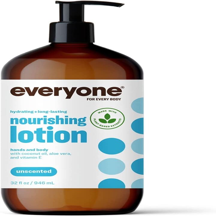 EO Essential Oil Products Everyone Lotion Unscented -- 32 fl oz - 2pc