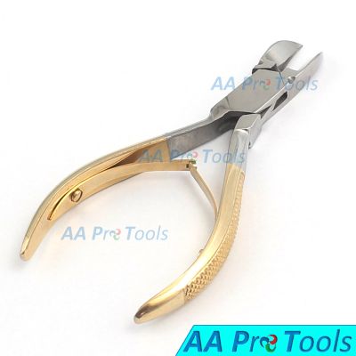 AAPROTOOLS TOENAIL Cutter - Double Spring, Half Gold Color, 4.5IN A+ Quality