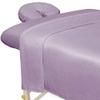ForPro Professional Collection Premium Microfiber 3-Piece Massage Sheet Set, Lavender, Ultra-Light, Stain and Wrinkle-Resistant Includes Massage Flat and Fitted Sheet and Massage Face Rest Cover view 1