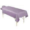 ForPro Professional Collection Premium Microfiber 3-Piece Massage Sheet Set, Lavender, Ultra-Light, Stain and Wrinkle-Resistant Includes Massage Flat and Fitted Sheet and Massage Face Rest Cover view 3